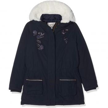 IKKS Parka 2EN1, Chaqueta para Niñas, Bleu