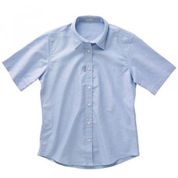 Gill Womens Oxford Shirt Short Sleeve - Blue 16