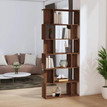 Librería/Partición Marrón Roble 80x24x192cm Madera multicapa