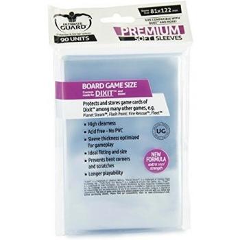 Ultimate Guard Dixit Premium Soft Sleeves - Funda para tarjetas de juego de mesa, 81 x 122 mm