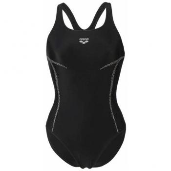 Bañador de mujer Arena Pro_File Swim negro/silver