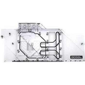 Alphacool Eisblock Aurora Plexi GPU Water Cooler for Radeon 5600/5700 XT Gaming