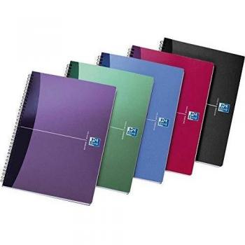 Cuaderno Espiral Oxford Urban Mix A4, 90 hojas, liso 7 mm, surtido de colores