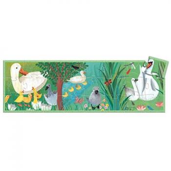 Djeco 7202 - Puzzle silueta El Patito Feo