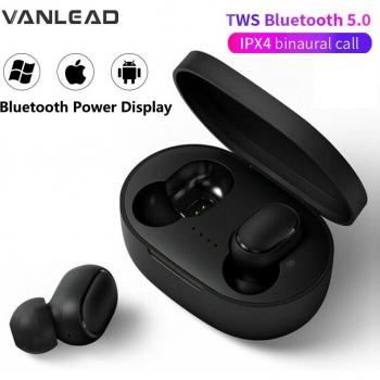 Auriculares Inalámbricos A6S Bluetooth 5.0 TWS HD Estéreo Deportivos Gaming para Meizu, Xiaomi e iPhone