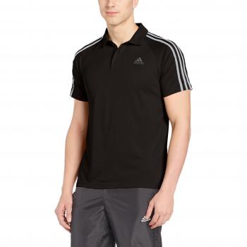 adidas D2M 3S Polo de Tenis, Hombre, Negro, XXL
