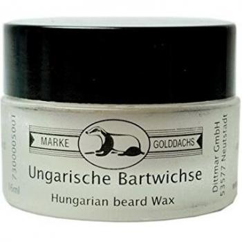 Golddachs Hungarian Beard Wax - 16g, Beard Styling and Care