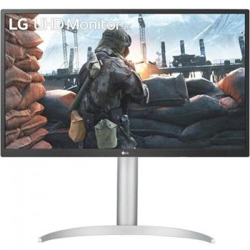 LG 27UP550N-W Monitor Profesional 27 IPS UHD 4K Blanco, Resolución Ultra HD (3840 x 2160), AMD FreeSync, Ajuste de Inclinación/Altura, Pu
