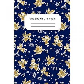 Christian art inspirational motivational and spiritual theme wide ruled line paper