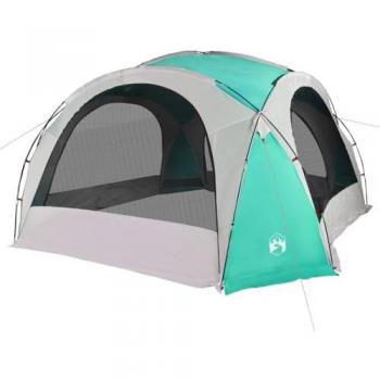 Tienda de fiesta impermeable vidaXL en color verde, azul y gris