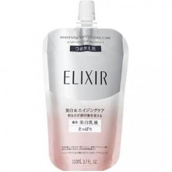 Elixir White Whitening Clear Emulsion III Extra Moist Refill Pouch 110ml