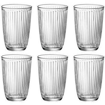 Set de 6 Vasos Long Drink Transparentes 39 cl Bormioli Rocco