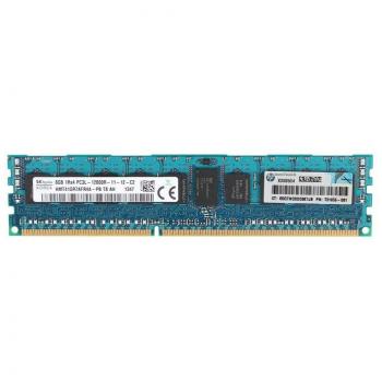 HPE 8GB (1x8GB) Single Rank x4 PC3L-12800R DDR3-1600 Registered CAS-11 Low Voltage Memory Kit