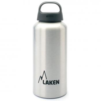 Laken Aluminium Silber 1 Liter, BPA frei Normani Classic-Botella de Aluminio