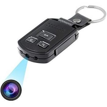 Mini Cámara Espía Oculta Llave de Coche Espía Llavero Cámara TANGMI 1080P HD Detección de Movimiento Vigilancia y Seguridad Hogar Grabación de Audio Cámara Nanny