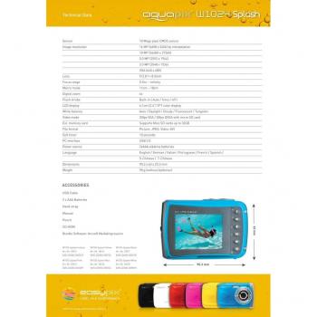 Easypix Aquapix W1024 - Cámara compacta digital