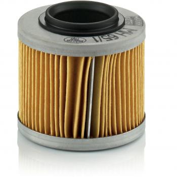 Original MANN-FILTER Filtro de aceite MH 65/1 – Para motos