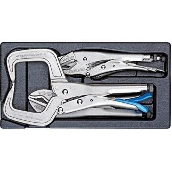 Juego de pinzas GEDORE 1500 ES-137 - Módulo de herramientas con características específicas para uso profesional, incluye diversas pinzas y está diseñado para ofrecer durabilidad y precisión en trabajos mecánicos
