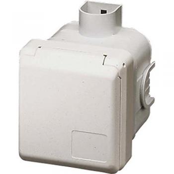 Mennekes UP Dose 4243 Architectural Socket CEE 16A 3-Pole 6h IP44 Alpin White