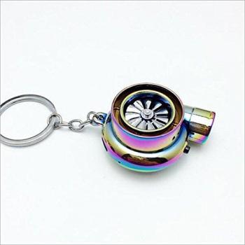 Sedeta® keychain New Creative Personality Rechargeable Electric Turbo Lighter keyring LED light BOV Sound Gift Accessories