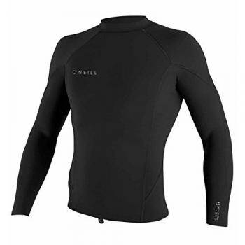 Camiseta neopreno O'Neill Reactor II 1.5 mm manga larga para hombres, color negro intenso, talla S