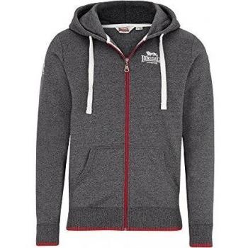 Lonsdale Sudadera con Cierre Newnoth Gris M
