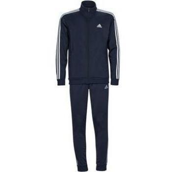 adidas Men's 3-Stripes Tricot Tracksuit in Marine Blue