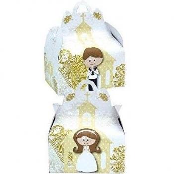 Verbetena 011900039 - Cajita comunión gold, Bolsa 24 unidades
