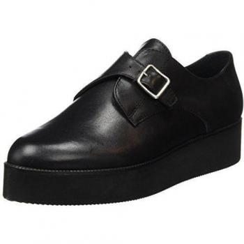 BiancoFlatform Buckle Loafer JJA16 - Mocasines Mujer
, color Negro, talla 40 UE