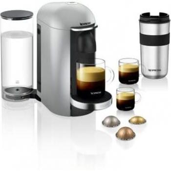 Máquina de Café Espresso Krups Nespresso Vertuo Plus Deluxe XN900E Plata 1,8 L Semi-automática