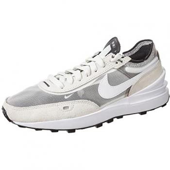 Nike Waffle One Men's Sneakers - Summit White/Black/Orange - Size 40 EU / 7 US