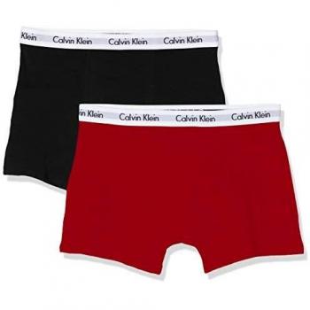 Calvin Klein 2pk Trunks Bañador, Rojo