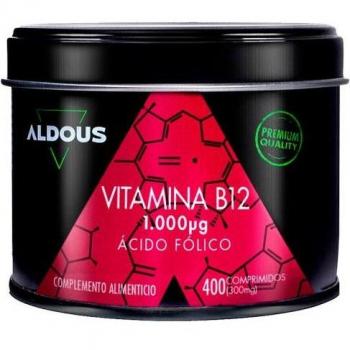 Vitamina B12 con Ácido Fólico Aldous Bio 400 comprimidos