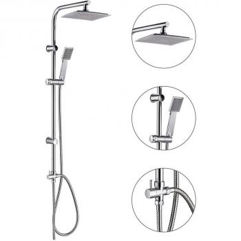 Maurer 4022000 Columna Ducha Universal Completa Cuadrada
