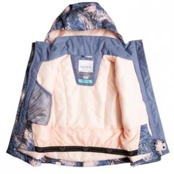 Roxy Jetty Chaqueta de esquí para niñas, Wild Wind DARKNIGHT, estándar