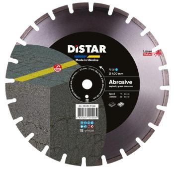 Disco de Corte Diamantado Distar Bestseller Abrasive 400mm - Alta Precisión, Durabilidad y Rendimiento Profesional para Materiales Duros