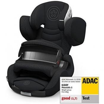 Kinderkraft Car seat Kiddy Phoenixfix 3 midnight black - Baby, Unisex Infantil, Negro