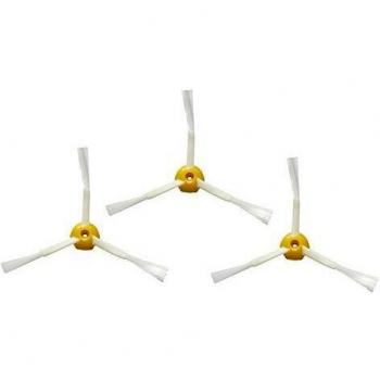 Pack 3 Cepillos laterales de 3 aspas, cepillo Roomba 800, cepillo Roomba 8800, cepillo Roomba 870
