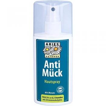 Aries contra mosquitos aerosol piel 100ml - protección natural contra los mosquitos