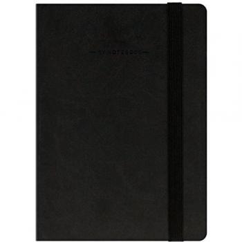 Cuaderno de Notas Legami Negro Pequeño con Hojas Blancas 9.5 x 13.5 cm