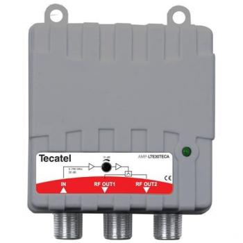 Amplificador TV Interior 2S 30dB TECATEL
