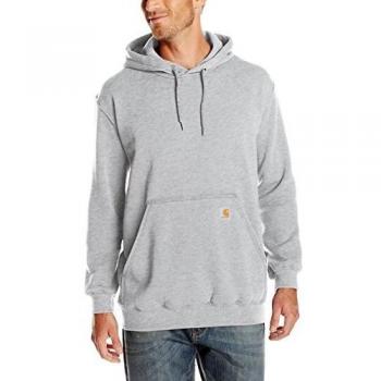 Carhartt Midweight Loose Fit Hooded Sweatshirt - Heather Grey - Size S