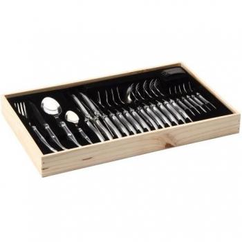 Cubertería Laguiole Excellence de 24 Piezas en Acero Inoxidable