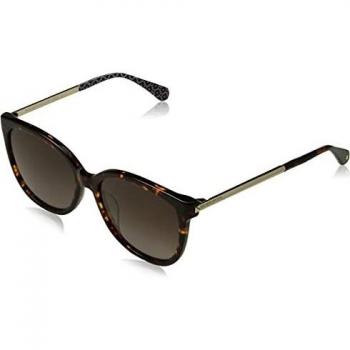 Kate Spade Britton/G/S Sunglasses in Havana/Brown Shaded, Brown female, Size: 55 MM