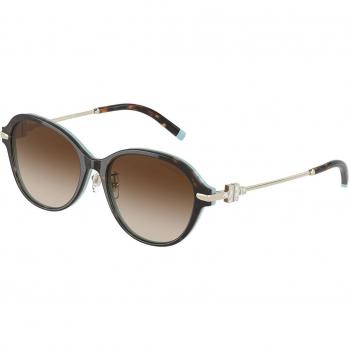 Tiffany & Co. TF4188D Asian Fit 81343B Gafas de Sol para Mujer Tortoiseshell con lentes de 55 mm y diseño careyshell