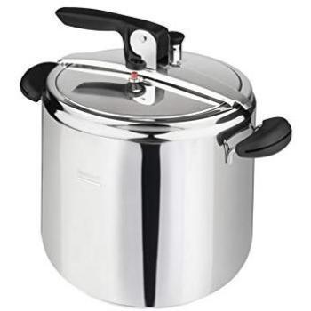 Olla a presión Amelia 12L, acero inoxidable 18/10, inducción y gas, máxima seguridad, triple fondo, libre de PFAS