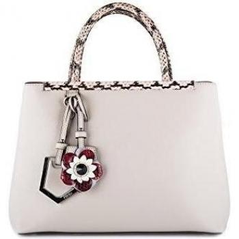 Fendi bolso de mano para compras en piel mujer nuevo petite 2jours ternegro dolc