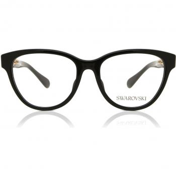 Swarovski SK2004F Asian Fit 1001 Women’s Eyeglasses Black Size 55 (Frame Only) - Blue Light Block Available