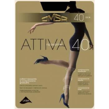 Panty Omsa Attiva 40 den - Medias panty de compresión, 40 deniers, efecto moldeador, comodidad y ajuste perfecto
