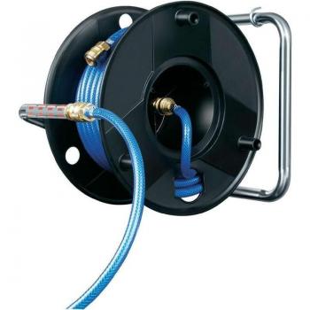 Brennenstuhl 1127010 Tambor AntiTwist para Manguera de Aire Comprimido 20m Diámetro Interior/Exterior 6/12mm Conexión DIN